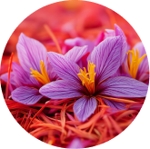 Official product-page visual for the saffron and bilberry eye blend