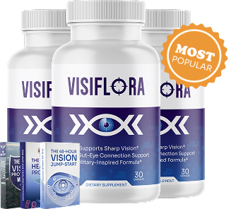 VisiFlora 3 Bottles package as shown on the official product page